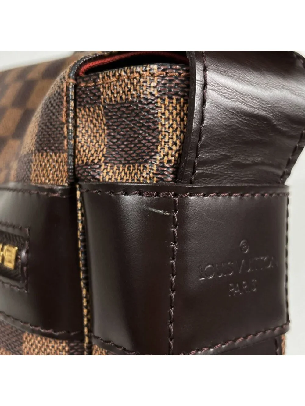 Louis Vuitton Bastille Shoulder Bag Damier Brown